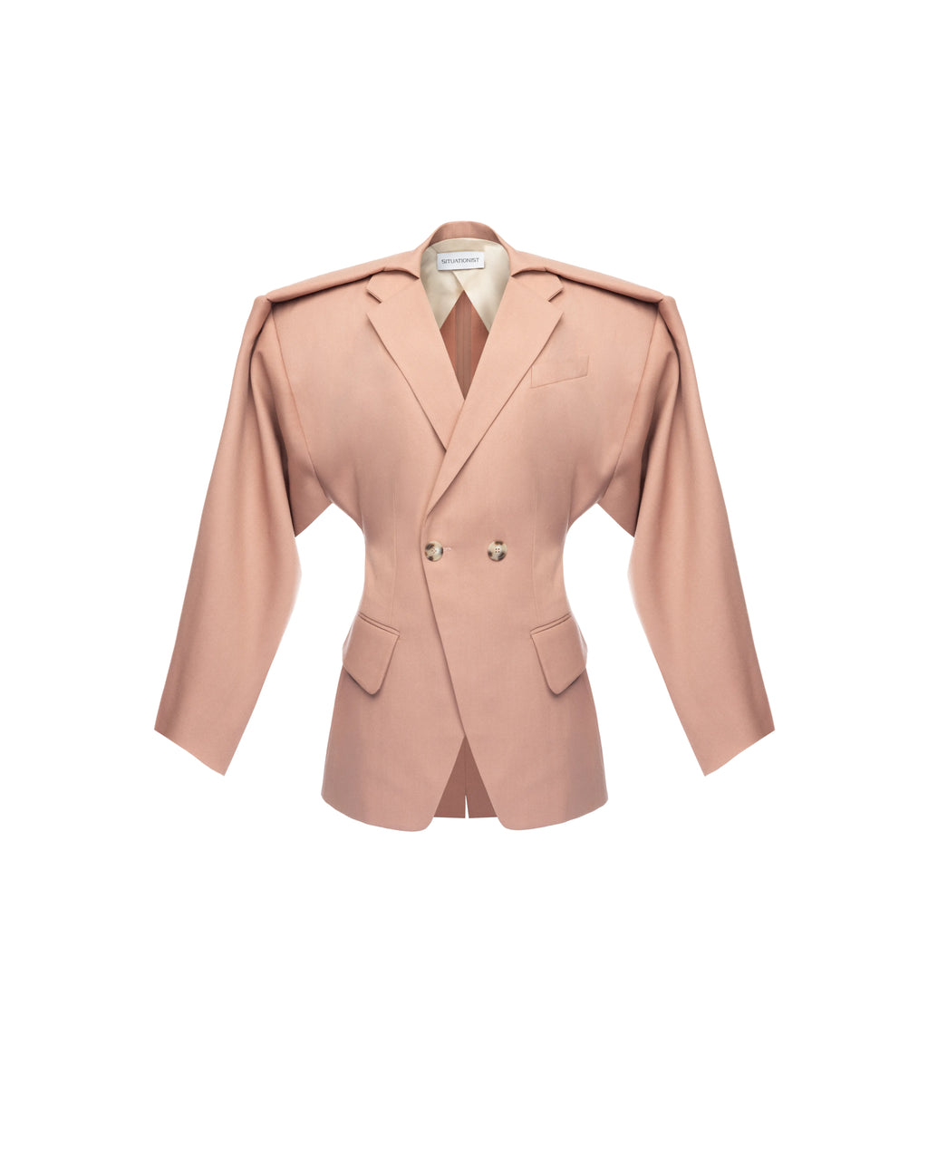 Double-breasted jacket in wool