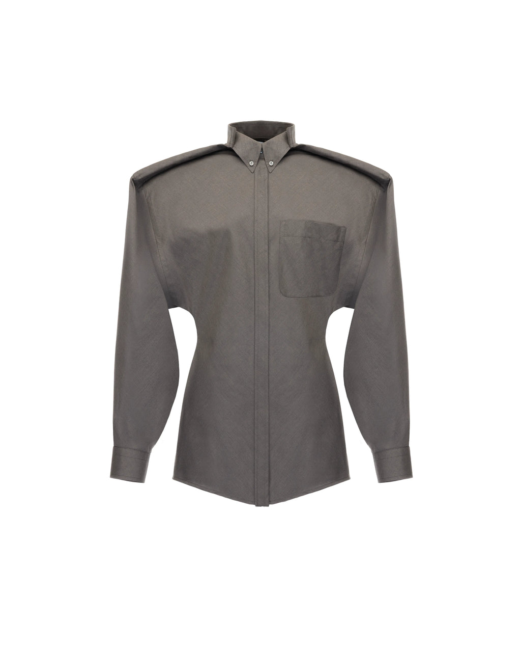 Button-down shirt in cotton