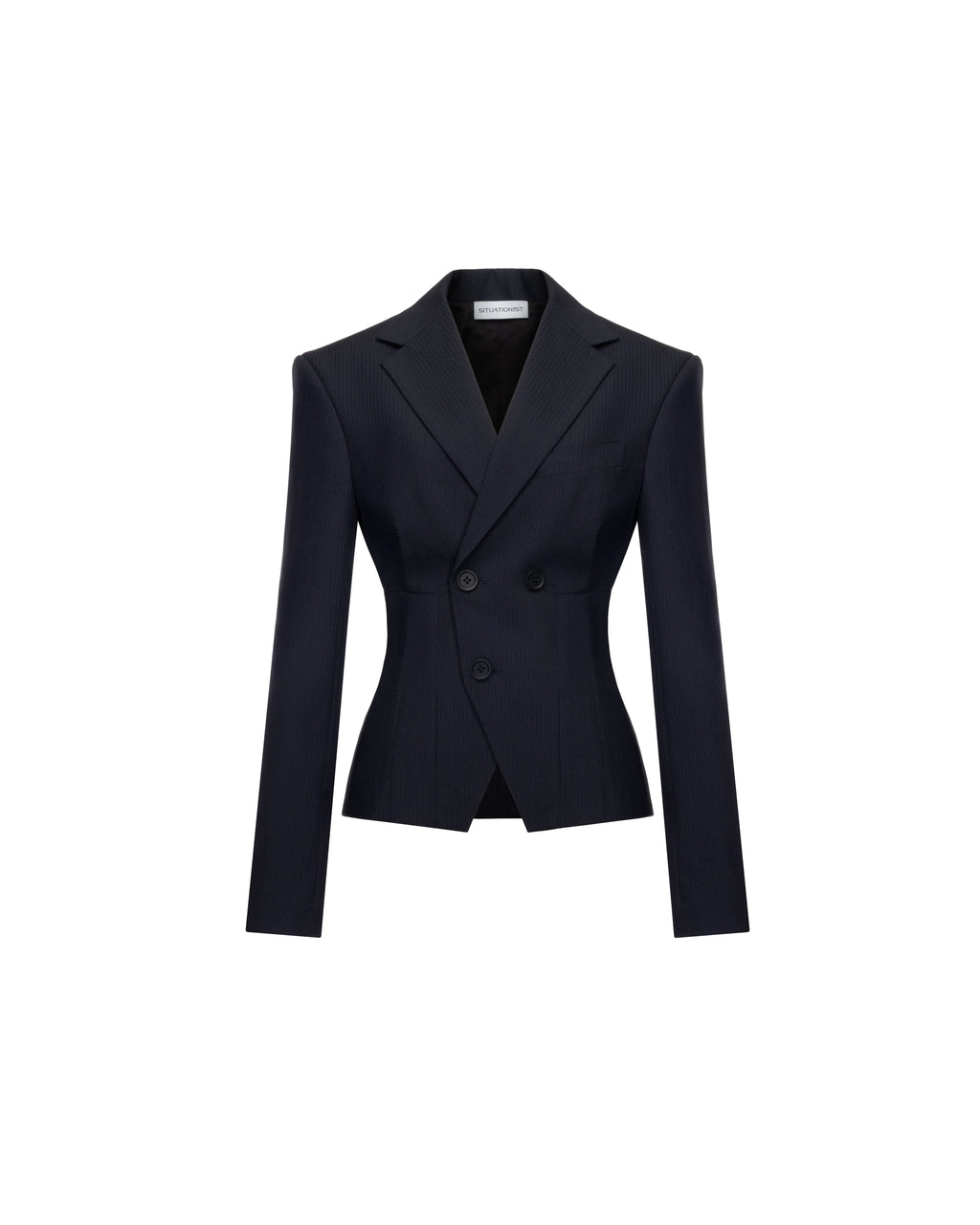 Double-breasted jacket in wool