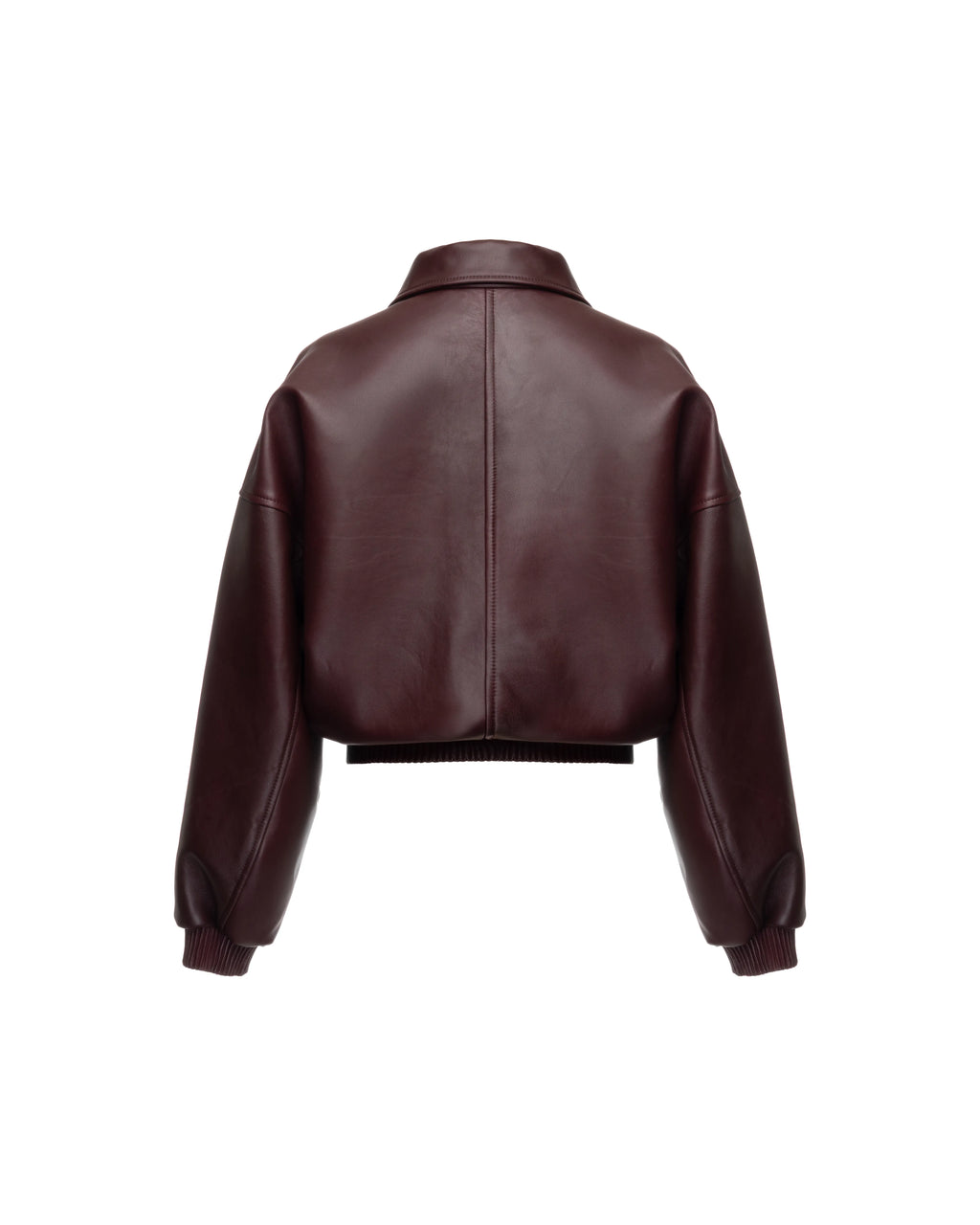 Bomber jacket in leather
