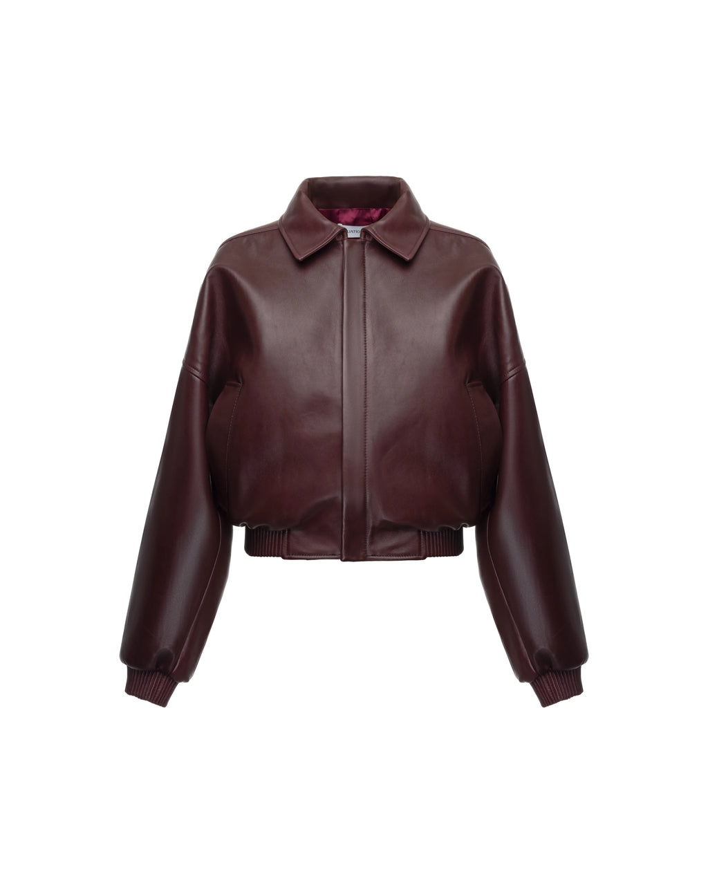Bomber jacket in leather
