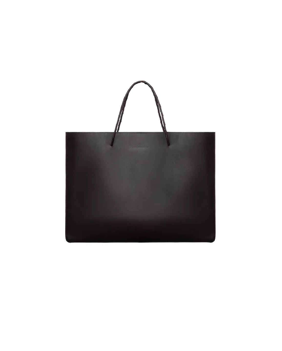 Shopper bag L in leather