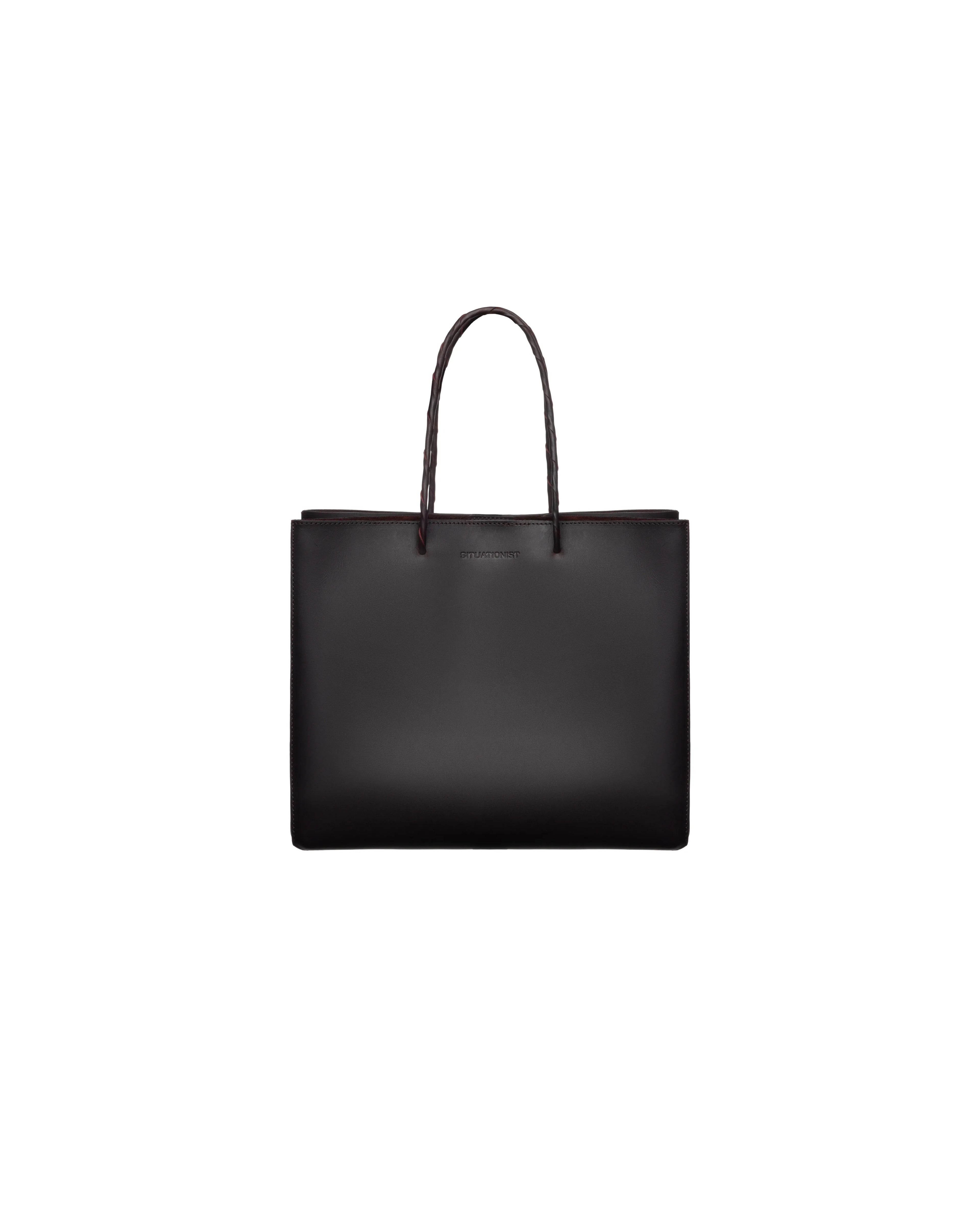 Shopper bag M in leather