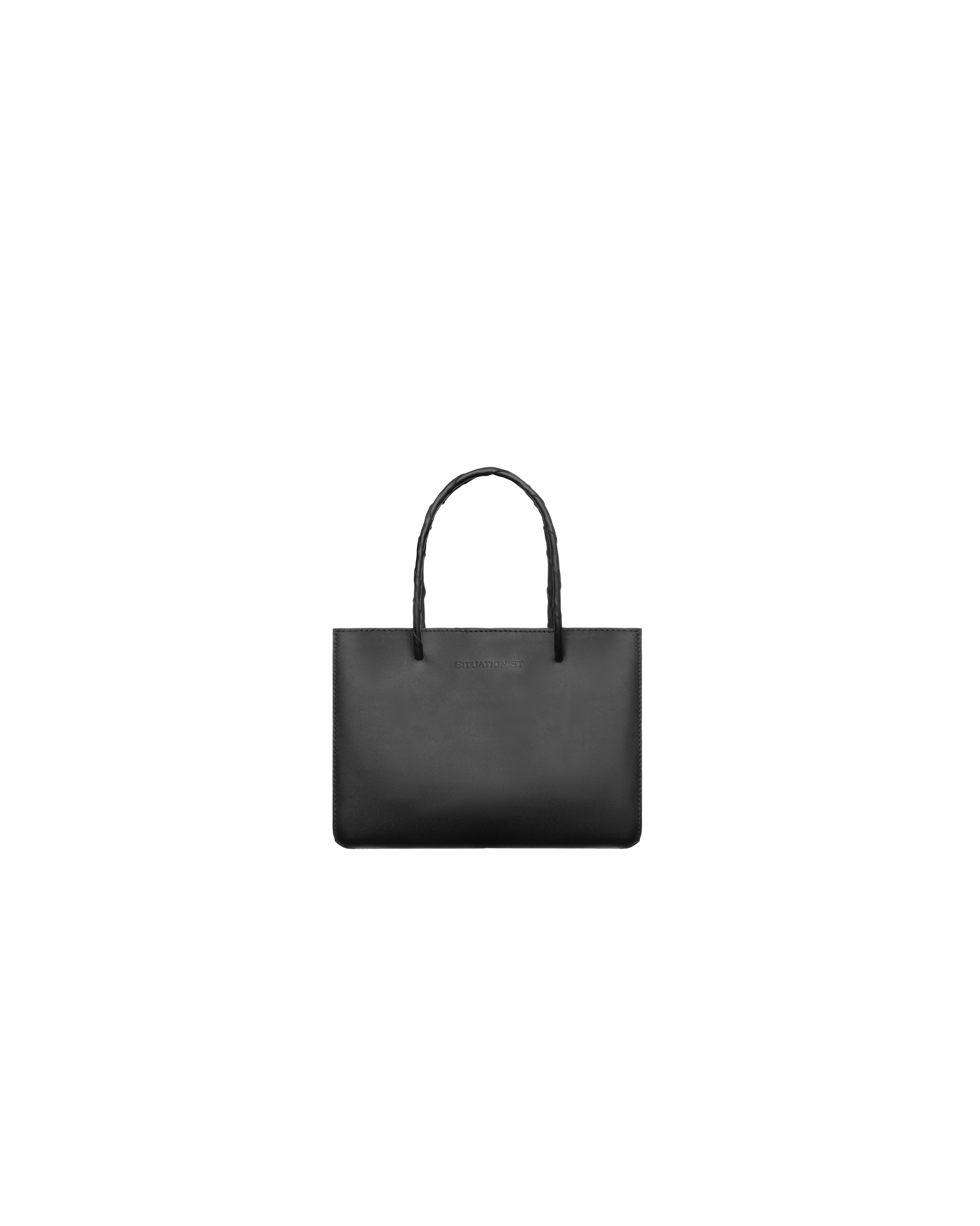 Shopper bag S in leather