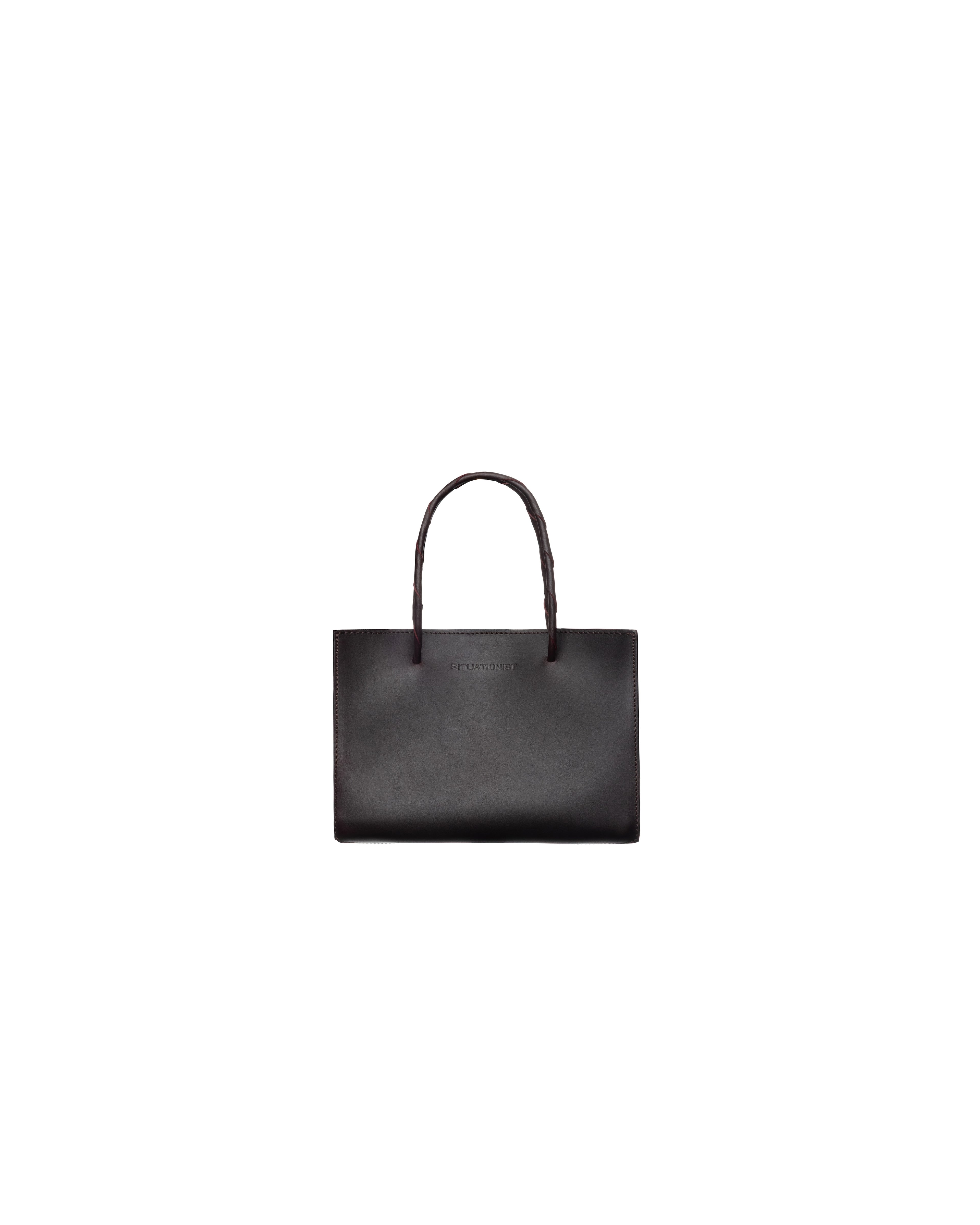 Shopper bag S in leather
