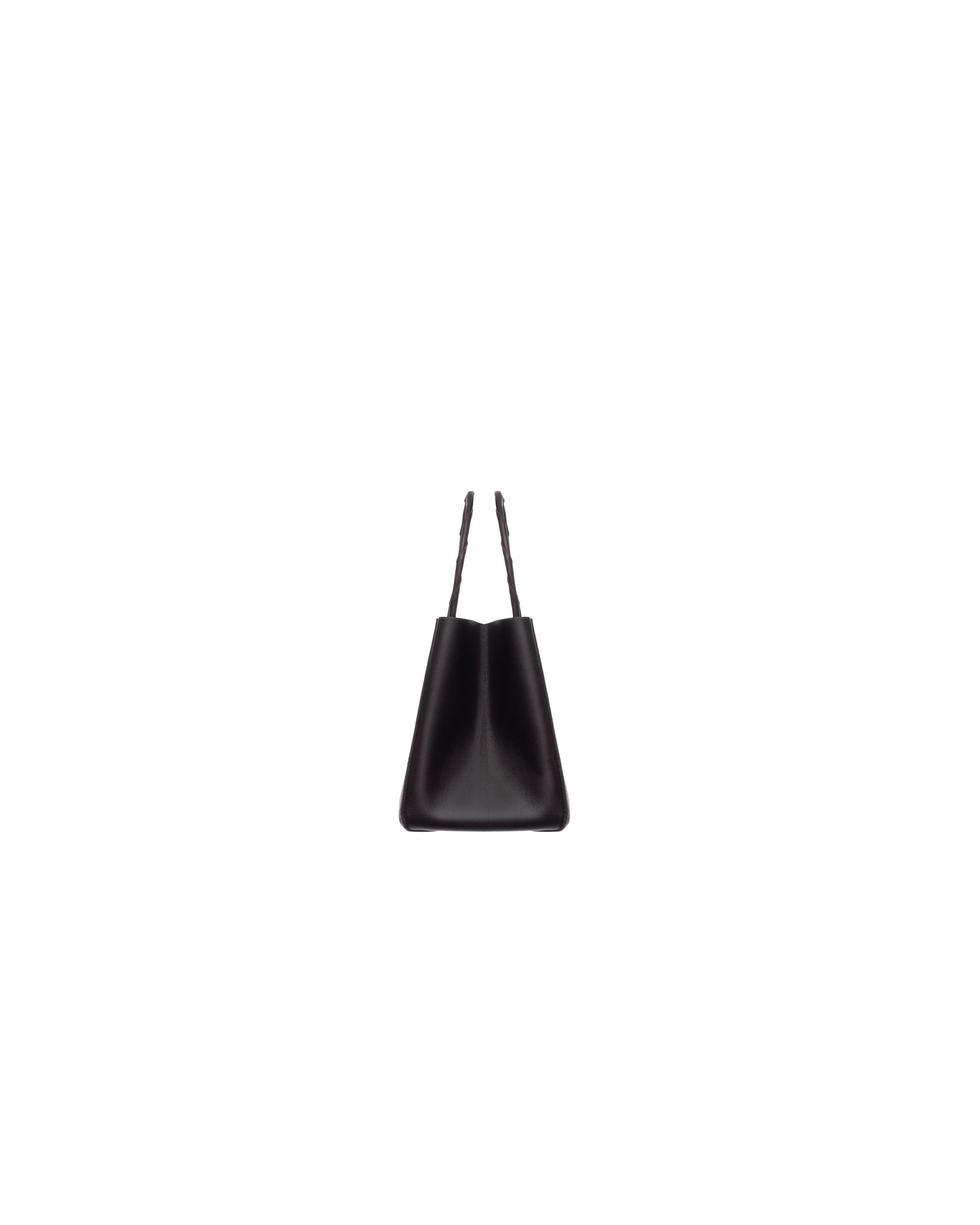 Shopper bag S in leather