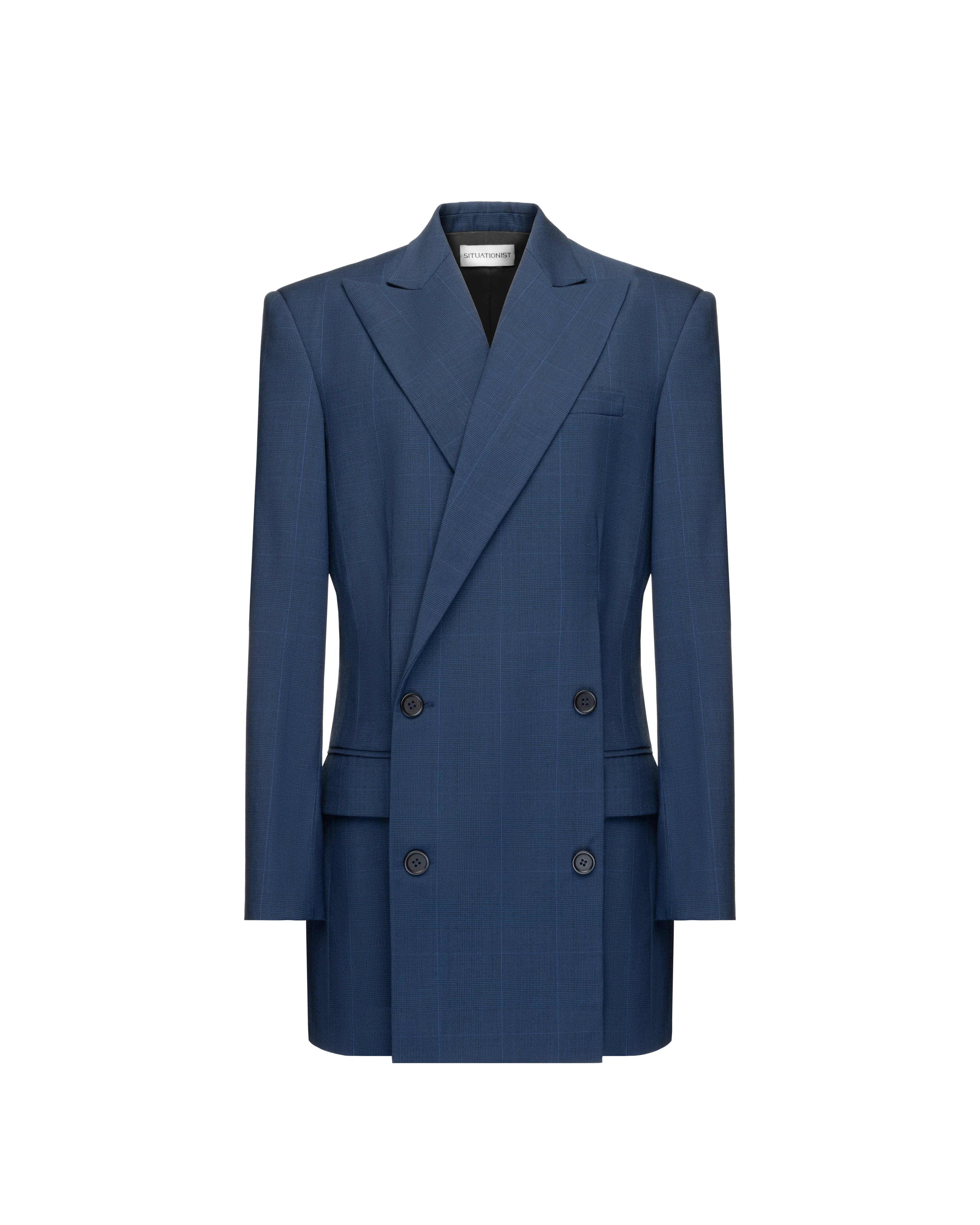 Double-breasted jacket in wool