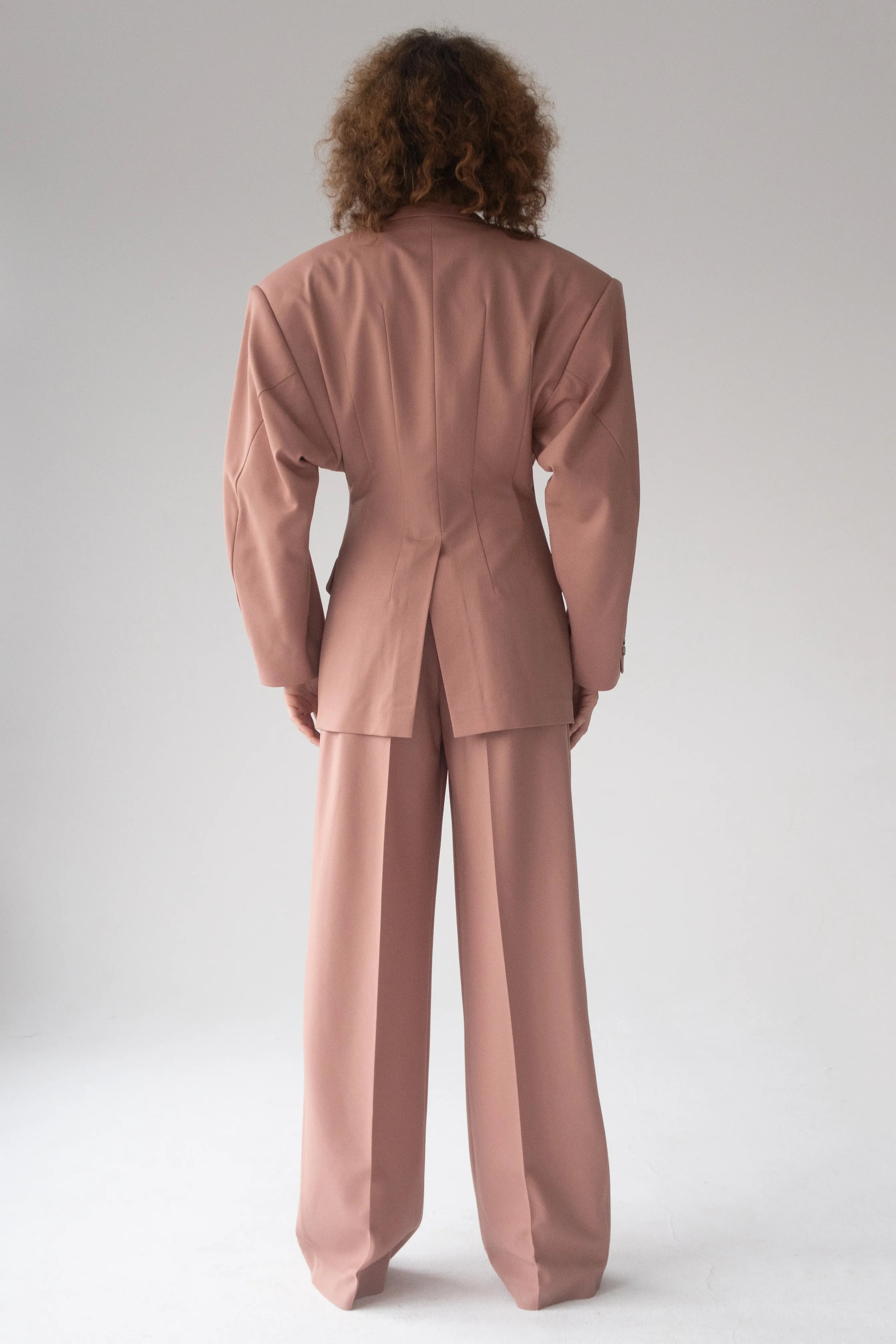 Double-breasted jacket in wool